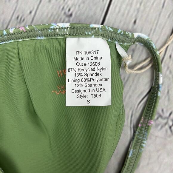 Swim Systems Ayla Bikini Top in Palisade Paisley. Size S, NWT - Picture 7 of 8